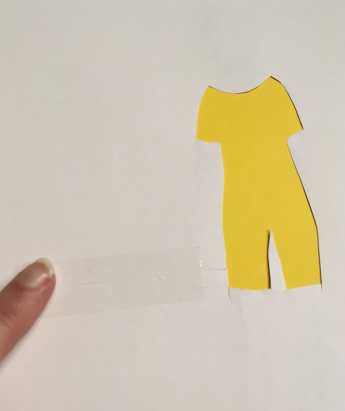 Costume cutout - example 2