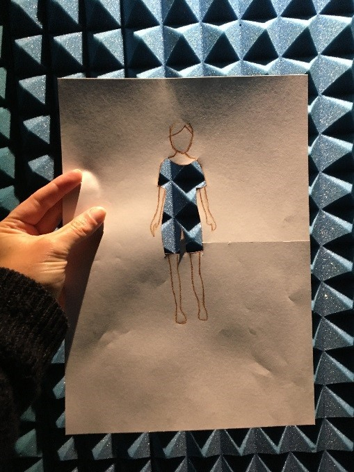 Costume cutout - example 3
