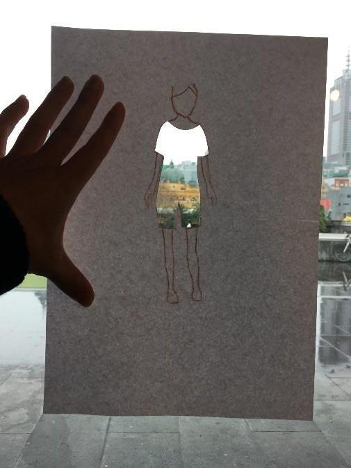 Costume cutout - example 7