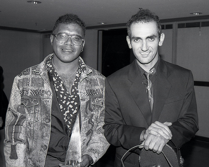 Archie Roach and Paul Kelly at the ARIA Awards