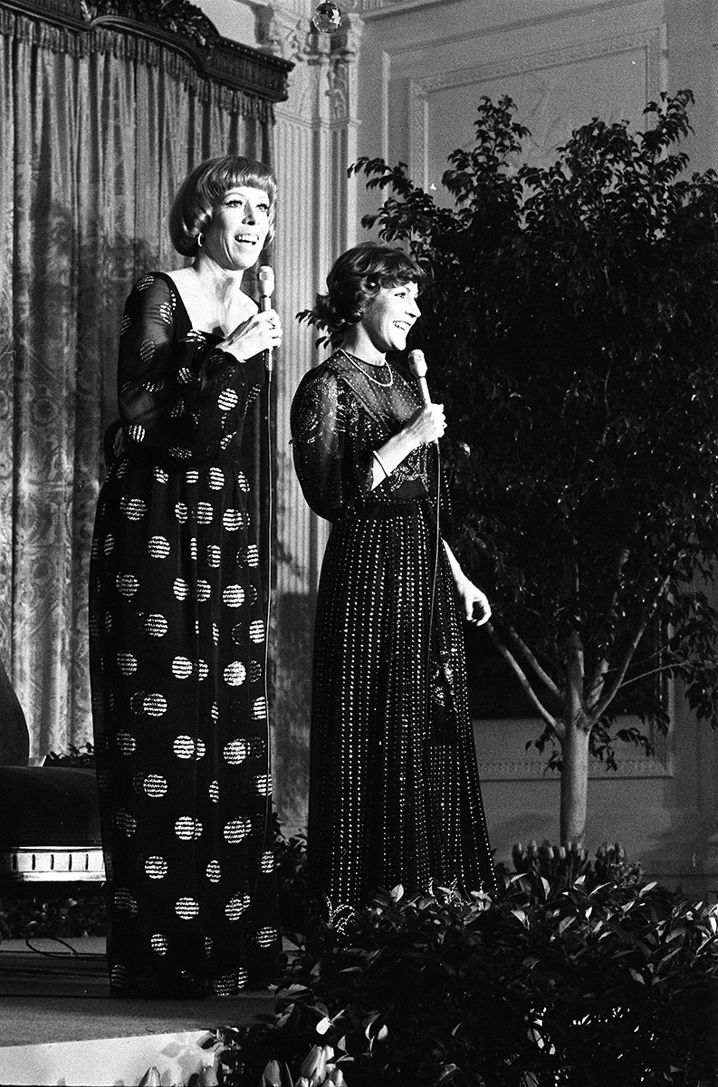 Helen Reddy & Carol Burnett at a State Dinner