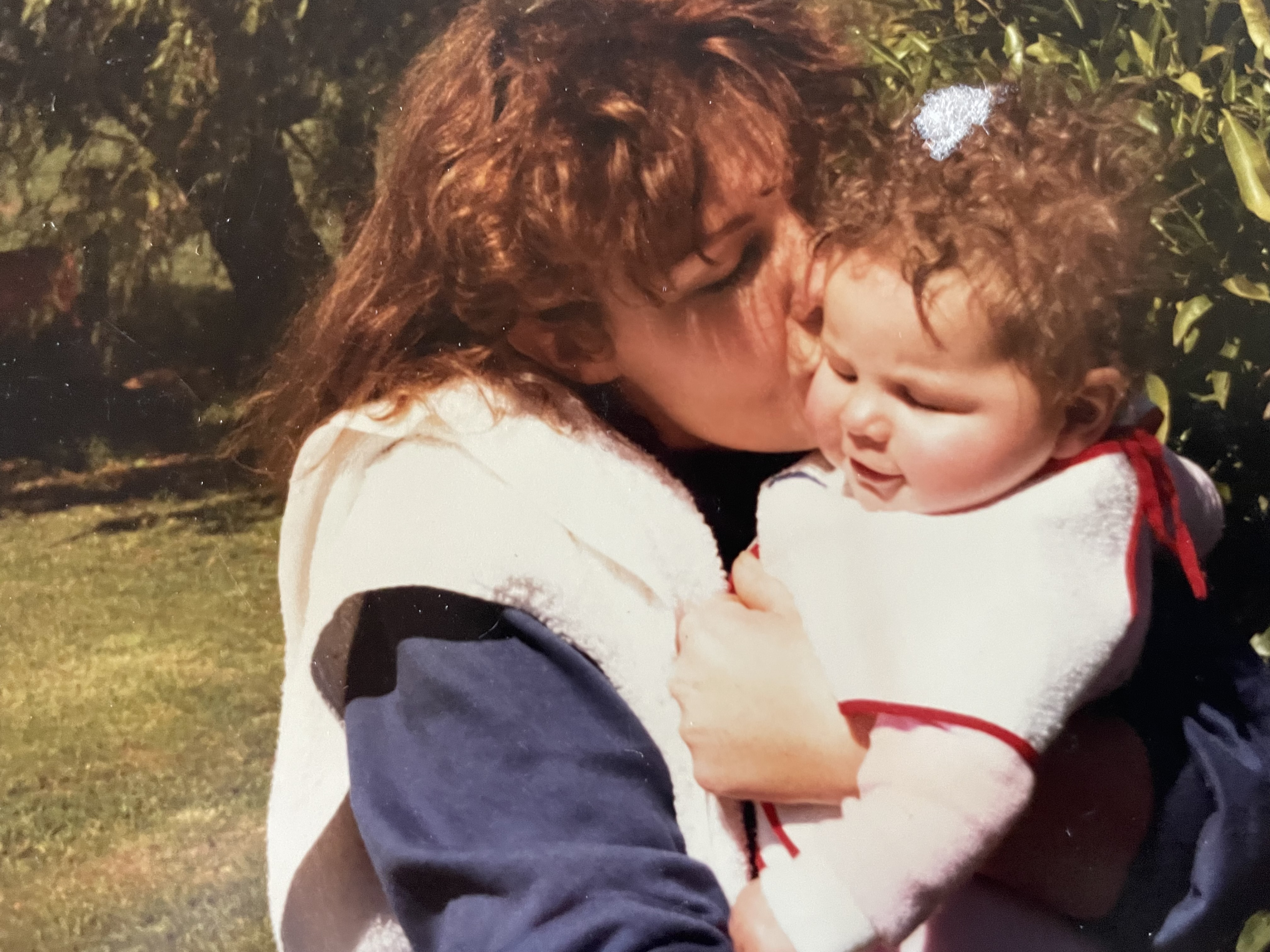 Eliza as a child with her mother