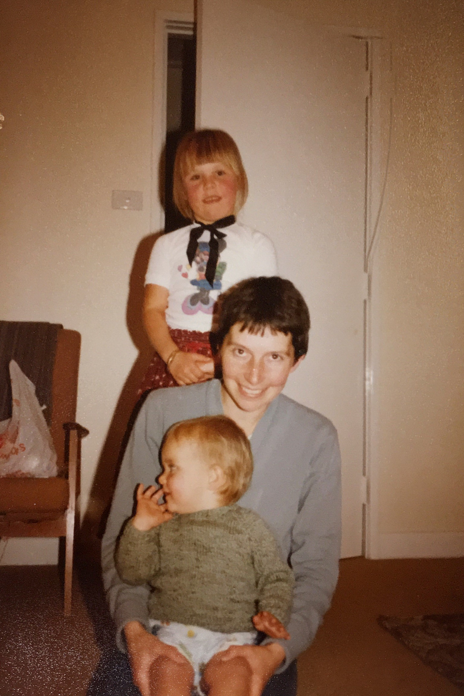 Jess as a young child with her mother. 