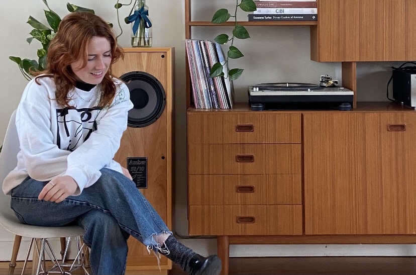 Penny O’Brien (Pjenné) at home during Melbourne’s Stage 4 lockdown, 2020.  Photo by Jenifer Bell.