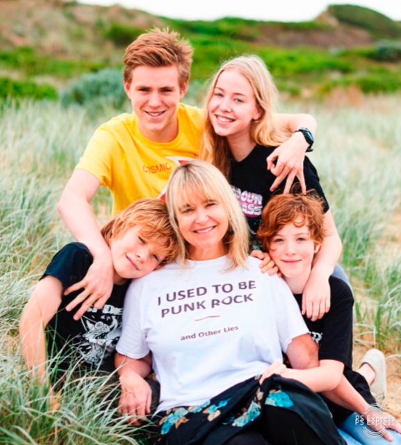 Fiona Duncan and family