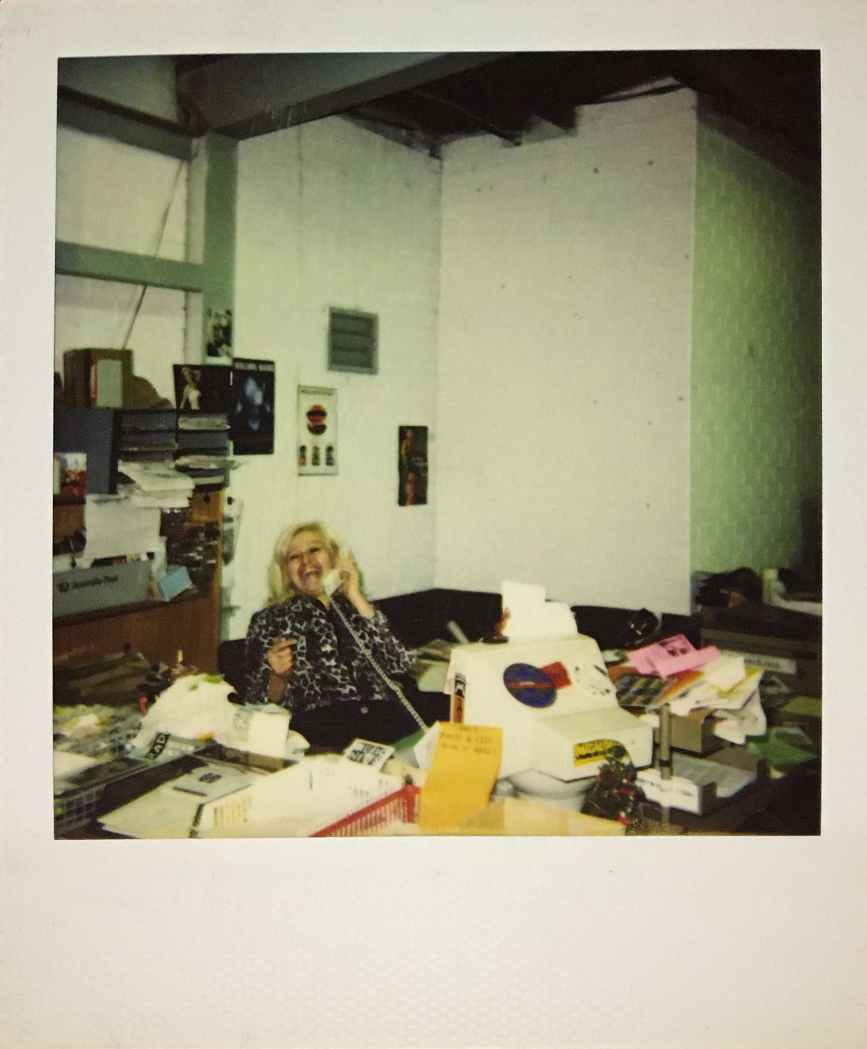 Mary Mihelakos in the Beat offices
