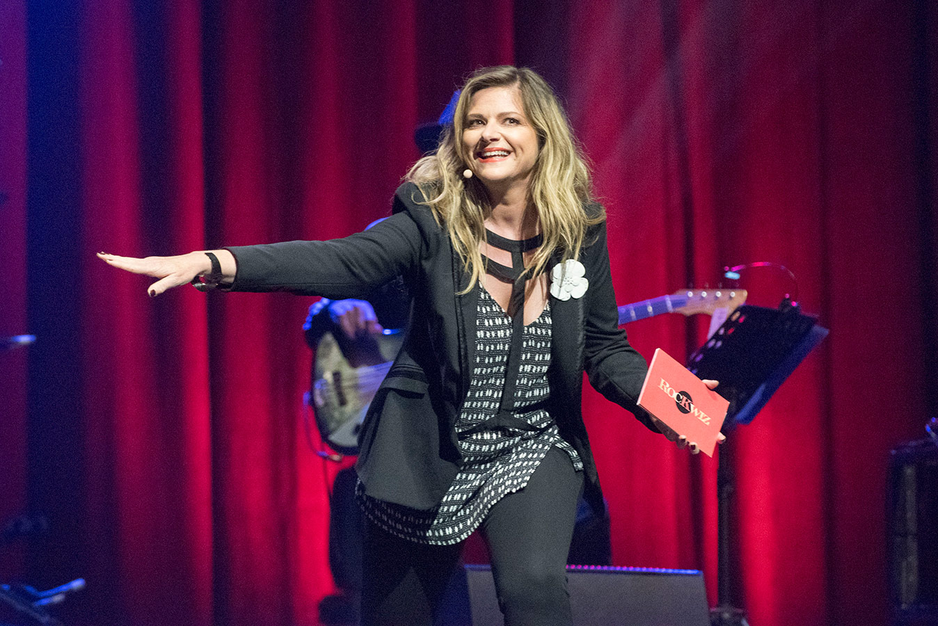 Julia Zemiro on stage. Photograph courtesy of Renegade